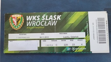 bilet Śląsk Wrocław - Lechia Gdańsk