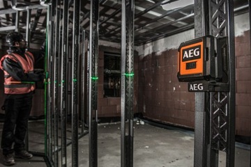 AEG ZIELONY LASER KRZYŻOWY CLG220-K ZIELONA WIĄZKA PIONOWY POZIOMY