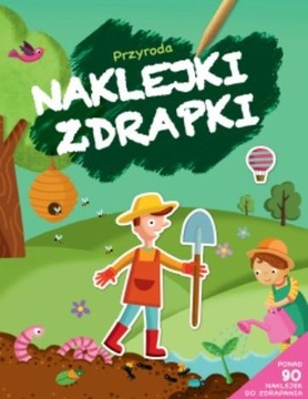 Naklejki zdrapki wydrapywanka dla dzieci PRZYRODA