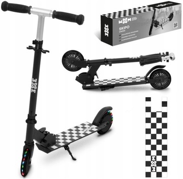 HULAJNOGA SKŁADANA KOŁA LED 120mm WXM SKIPO