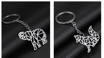 БРЕЛОК ажурный брелок FOX fox fox FOX сталь 316l ХОРОШО В ПОДАРОК