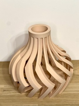 Unikalny wazon flakon na kwiaty LEGO ICONS suszone sztuczne LOVI 3D BEŻOWY