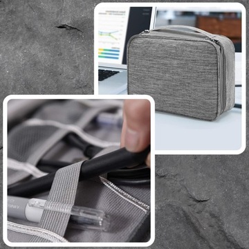 СУМКА-ОРГАНИЗАТОР ДЛЯ ПУТЕШЕСТВИЯ ДЛЯ ЗАРЯДНЫХ КАБЕЛЕЙ