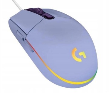 Mysz przewodowa LOGITECH G102 Lightsync Fioletowy