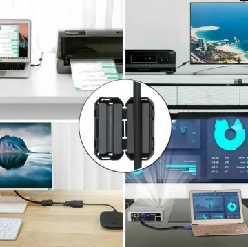 10x светодиодный фильтр радиопомех RFI EMI подавитель 3/5/7/9/13 мм