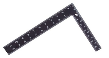 KĄTOWNIK STOLARSKI DUŻY ZE STALI 300 x 200 MM STALOWY MALOWANY PROSZKOWO