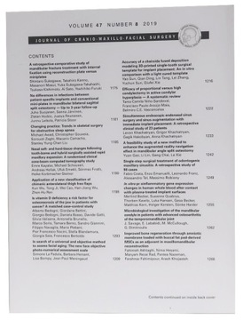 ЖУРНАЛ ЧЕРЕПНО-ЧЕЛЮСТНО-ЛИЦЕВОЙ ХИРУРГИИ № 8/2019 ТОМ 47