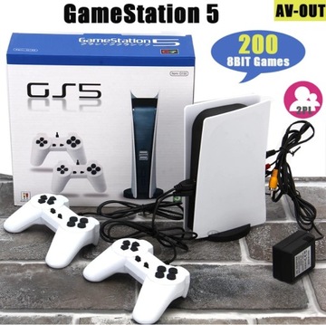 GameStation 5, 2 планшета, 200 игр, таких как PS5