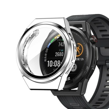 СИЛИКОНОВЫЙ ЧЕХОЛ ДЛЯ HUAWEI WATCH GT RUNNER СЕРЕБРЯНЫЙ