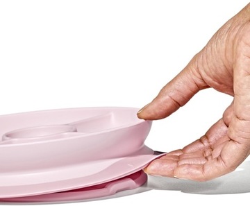 OXO TALERZYK Z SILIKONOWĄ PRZYSSAWKĄ DLA DZIECI DZIELONY