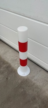 Słupek drogowy U-12C PE odblaskowy blokujący 80cm