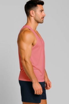 МАЙКА МУЖСКАЯ С РЕМНЯМИ ДЛЯ ТРЕНИРОВОЧНОГО ЗАЛА СПОРТИВНЫЙ БОКСЕР M