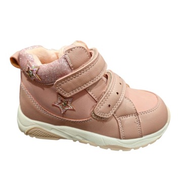 AMERICAN CLUB ОСЕННЯЯ ОБУВЬ ДЛЯ ДЕВОЧЕК ОБУВЬ НА ВЕЛКРО РОЗОВЫЕ ОБУВИ 27