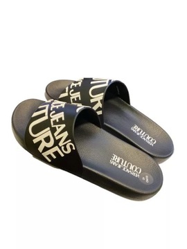 KLAPKI VERSACE JEANS COUTURE CZARNE R42