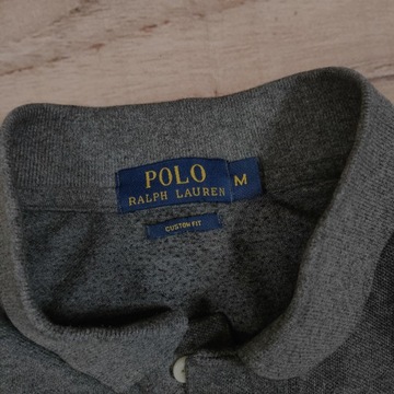 POLO RALPH LAUREN Koszulka Polo Męska Szara r. M