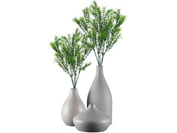 ИСКУССТВЕННЫЕ ЦВЕТЫ СПАРЖА ДЕКОРАТИВНАЯ ВЕТКА 35см ДОПОЛНЕНИЕ К МОГРИЛЬНЫМ БУКЕТАМ