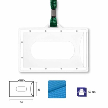Держатель бейджа Argo прозрачный x 50