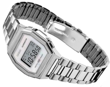 NOWY ZEGAREK CASIO A1000D-7EF VINTAGE PREMIUM CYFROWY LED MASA PERŁOWA +BOX