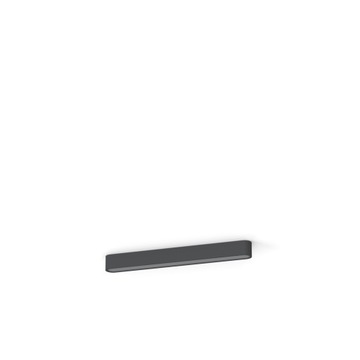 Plafon SOFT LED grafit podłużny nowoczesny D63