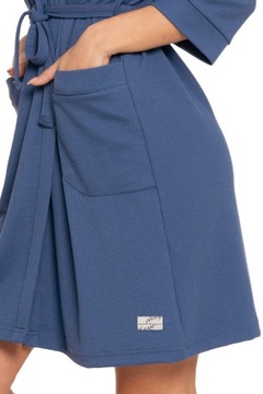 ЖЕНСКИЙ КОРОТКИЙ ХАЛАТ С КАРМАНАМИ, РУКАВ 3/4 MORAJ, Размер