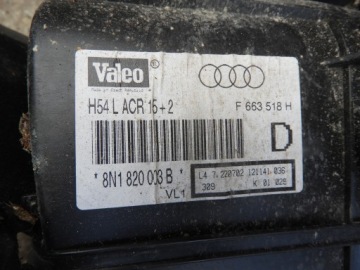 КОРПУС ОТОПИТЕЛЯ AUDI TT 8N1820003B 8N EU KPL.