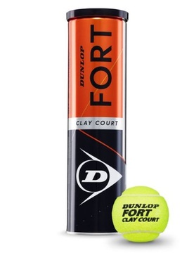 Piłki tenisowe DUNLOP FORT CLAY COURT 4 szt