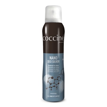 COCCINE DEZODORANT OBUWIA BUTÓW NANOCZĄSTECZKI SREBRA ODŚWIEŻACZ 150 ML
