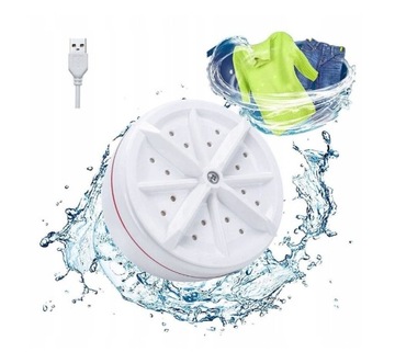 MINI PRALKA TURYSTYCZNA PRZENOŚNA USB WIRÓWKA WIRNIKOWA TURBOWASH DO PRANIA