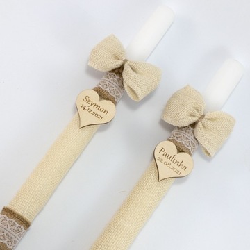 Крещальный халат и свеча в шкатулке, набор для вышивания