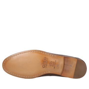 Brązowe loafersy Hugo - Gold Collection 43