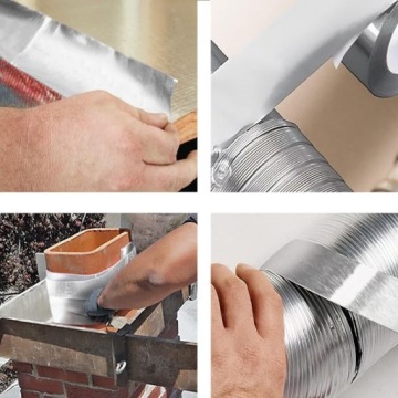 УНИВЕРСАЛЬНАЯ СЕРЕБРЯНАЯ РЕМОНТНАЯ ЛЕНТА, 1 РУЛОН, ПРОЧНОСТЬ 10 ​​МЕТРОВ