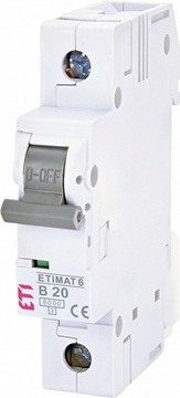 Wyłącznik instalacyjny 1P B 20A 6kA 002111517 ETI