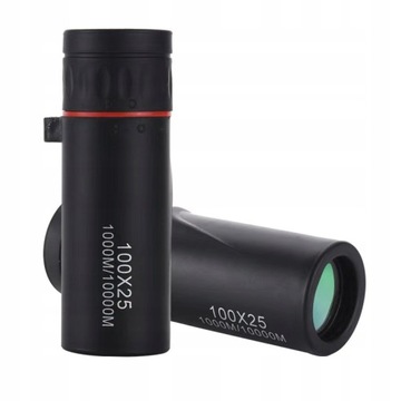 Полевые телескопы с оптическим зумом 100X25 Clear View