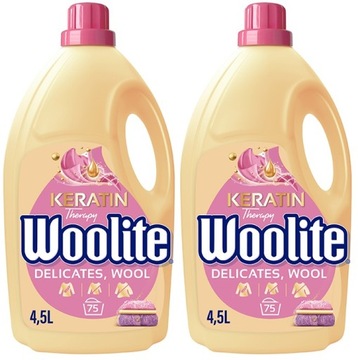 WOOLITE DELICATE Płyn do prania Wełny i Delikatnych tkanin z Kreatyną. 9 l