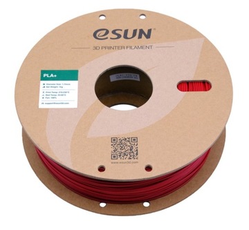 eSUN PLA+ НИТЬ ПОЖАРНАЯ МАШИНА КРАСНАЯ ОГНЕКРАСНАЯ 1кг