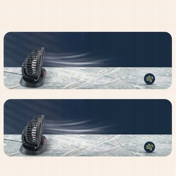 ДВОЙНОЙ АВТОМОБИЛЬНЫЙ ВЕНТИЛЯТОР 360° USB ВЕНТИЛЯТОР