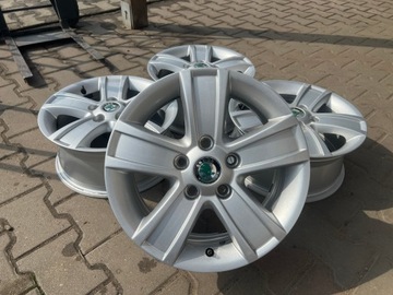 4× DISK HLINÍK SKODA OE OCTAVIA 6.5" X 15" 5X112