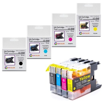 NOWY 4x do brother LC1240 LC-1240 tusz MFC-J825DW MFC-J6710DW DCP-J925DW