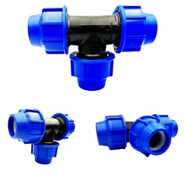 Trójnik skręcany PE 25 mm PALAPLAST PN16 złączka