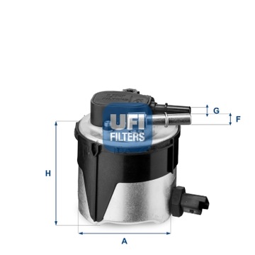 55.170.00 UFI FILTR PALIVA DIESEL