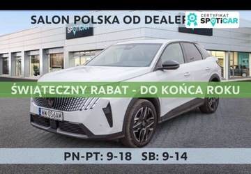 Peugeot 3008 III 2024 Peugeot 3008 1.2 PureTech mHEV Allure e-DCS6 Bogata Wersja Od Reki SalonPL