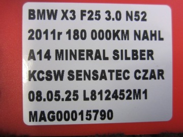 BMW X3 F25 N52 NÁPRAVA ZADNÍ DIFER 7592009 3.73 7592010 33107592010 2.0D