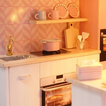 МИНИАТЮРНЫЙ КУКОЛЬНЫЙ ДОМИК, КОМПЛЕКТ ДЛЯ КОМНАТЫ «Сделай сам»