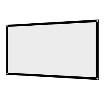 ПРОЕКЦИОННЫЙ ЭКРАН ДЛЯ ПОРТАТИВНОГО СКАЧИВАЕМОГО ПРОЕКТОРА 16:9 159X90 72 ДЮЙМА