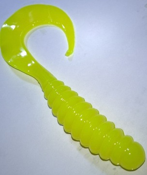 Manns TWISTER 100mm Żólty Fluo