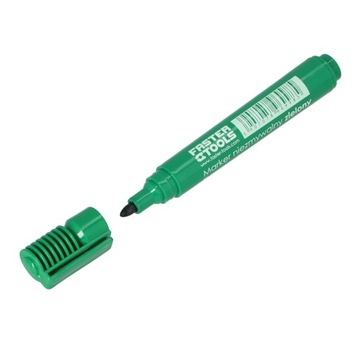 FASTER TOOLS6998 Marker niezmywalny zielony gruby