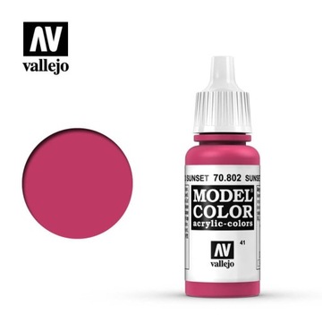 Sunset Red 17ml 70.802 | Vallejo Model Color