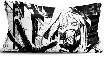 Poduszka+poszewka Anime Girl 90x50 cm RX60 #RX60