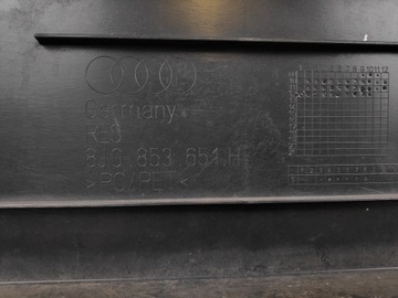 AUDI TT 8J MASKA MŘÍŽKA NÁRAZNÍKU CHLADIČŮ PŘEDNÍ 8J0853651H