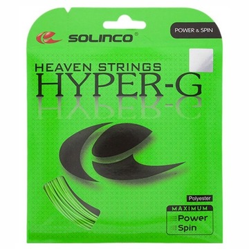 Naciąg tenisowy Solinco Hyper-G zielony 1.15